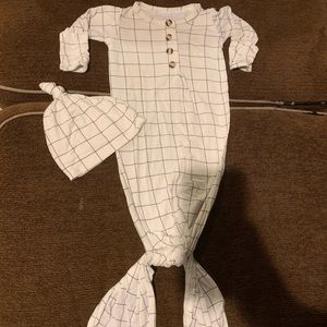 Lou Lou and company knotted gown and hat